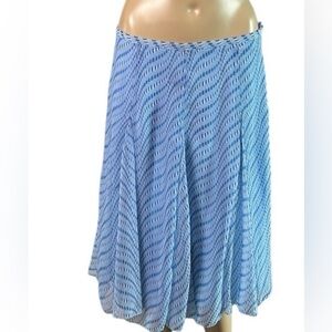 Jonathan Martin sheer lined flare skirt,LARGE, waist 16”
Boho,coastal , summer